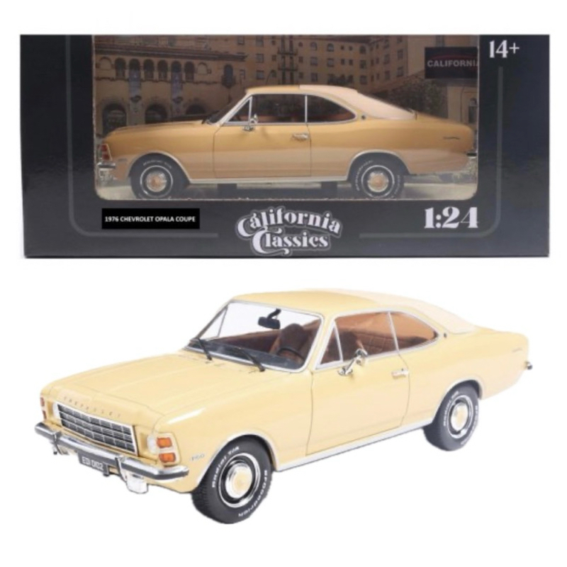 Miniatura California Classics -1976 Chevrolet Opala Coupe Bage 1/24 Lacrado na Caixa