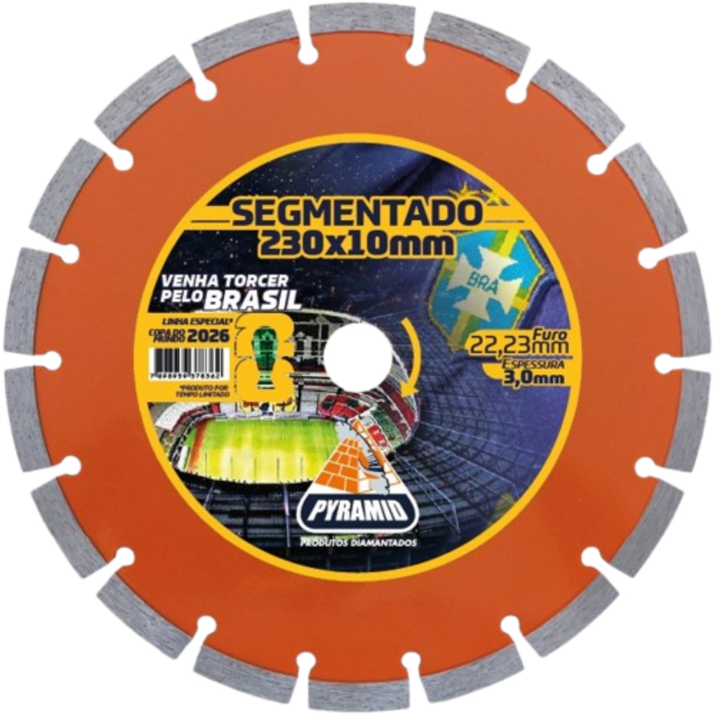 Disco De Corte Diamantado Segmentado 230mm Maquitão