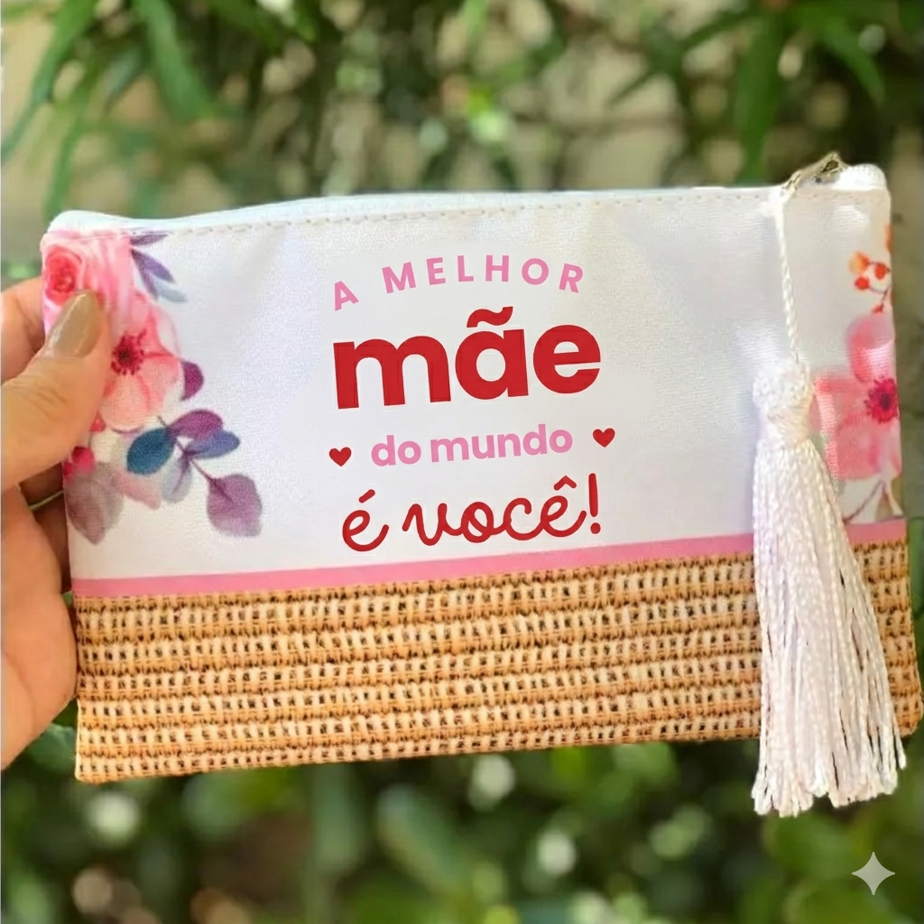 Kit Necessaire Dia Das Mães Atacado Lembrancinha Personalizada  Melhor Mãe Do Mundo Presente Evento Igreja Brinde