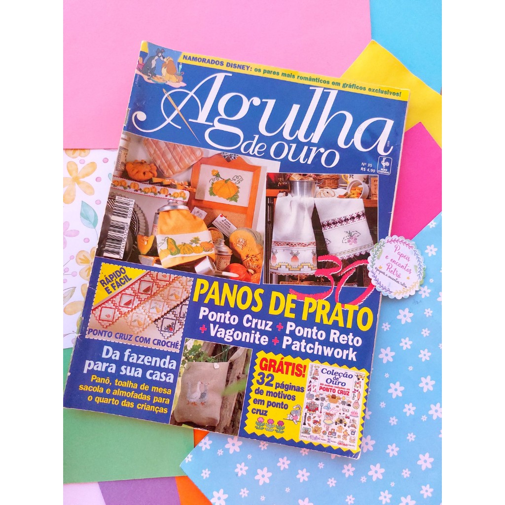Revista Ponto Cruz Agulha de Ouro