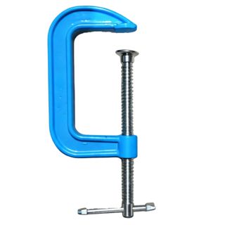 Sargento Grampo Tipo G Azul 150mm 6" em Aço Resistente para Marcenaria e Carpintaria em Oferta na Shopee