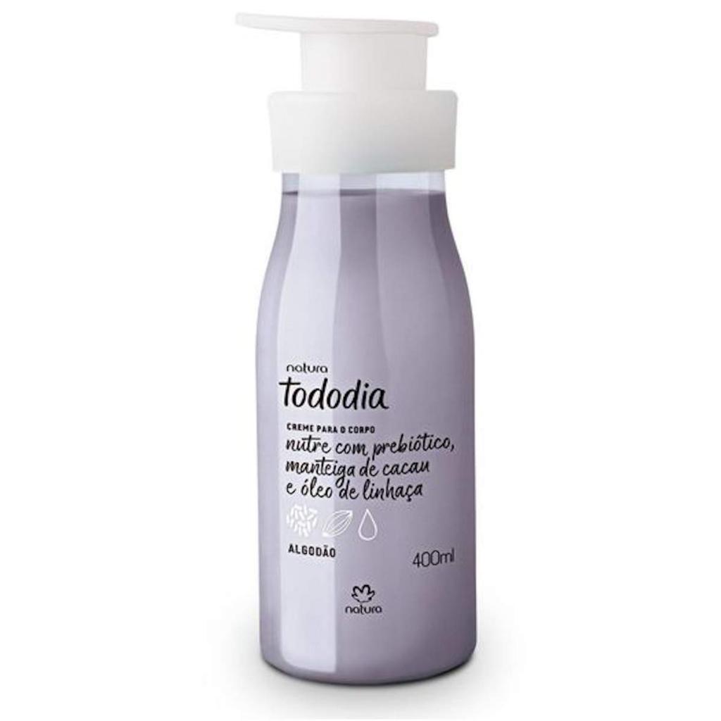 Creme Desodorante Nutritivo Para o Corpo Tododia Algodão 400 ml