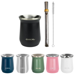 Kit Terere Bomba e Copo Cuia Chacal Inox em Oferta na Shopee