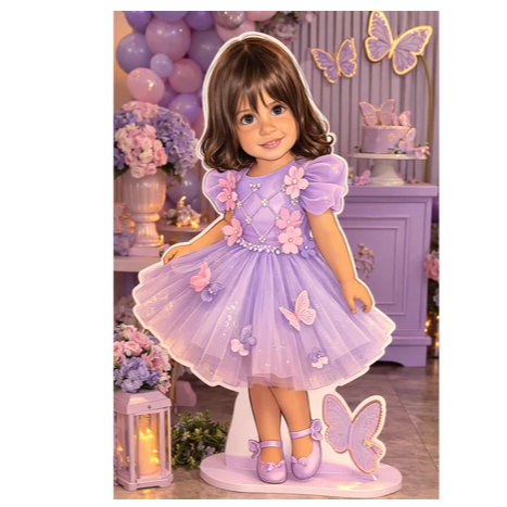 Display Personalizado com sua foto em desenho boneco TOTEM FESTA INFANTIL