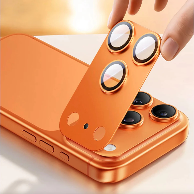 Película de Câmera Metal Armadura para iPhone 17 PRO / 17 PRO MAX Alta Qualidade e Proteção Contra Danos e Arranhões