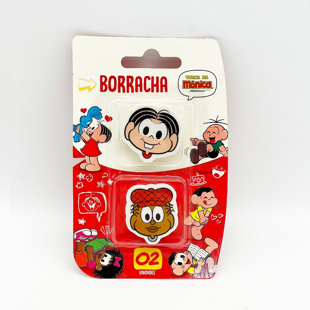 Borracha LYKE – Turma da Mônica – Blister com 2 Unidades