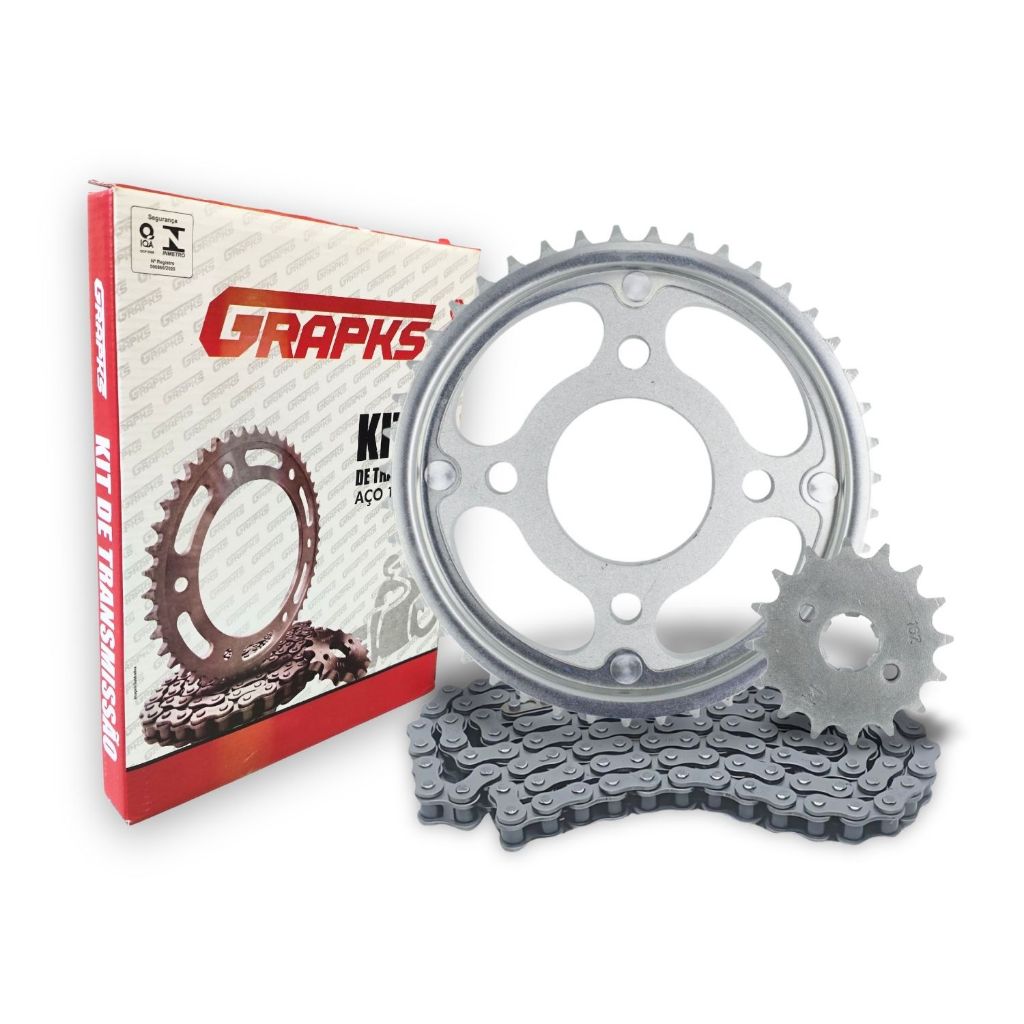 Kit Transmissão Titan 150 Fan 150 Relação Corrente Coroa Pinhão