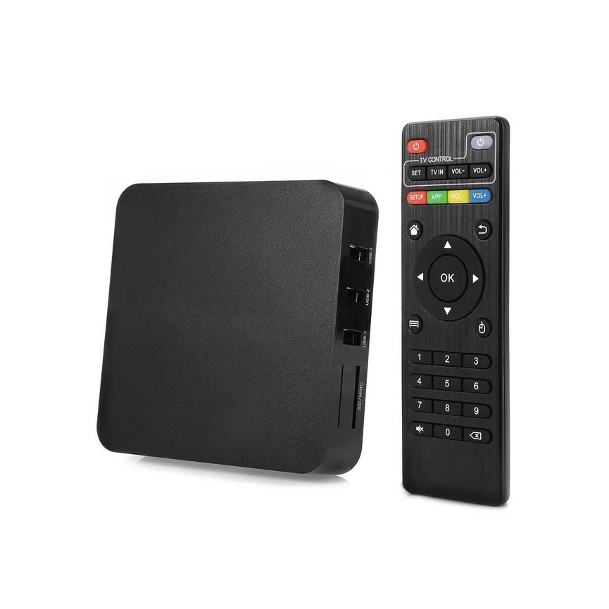 Smart Box Android 14.1 4K Ultra HD Media Player HDMI Wi-Fi Transforme sua TV em Smart