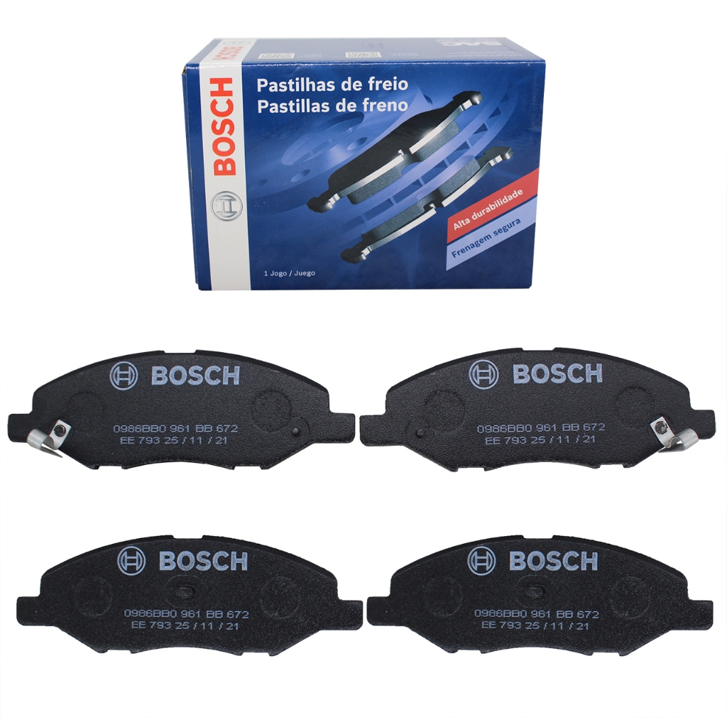 Pastilha Freio Dianteira TIIDA 1.8 2007 2008 2009 2010 2011 2012 2013 Original Bosch