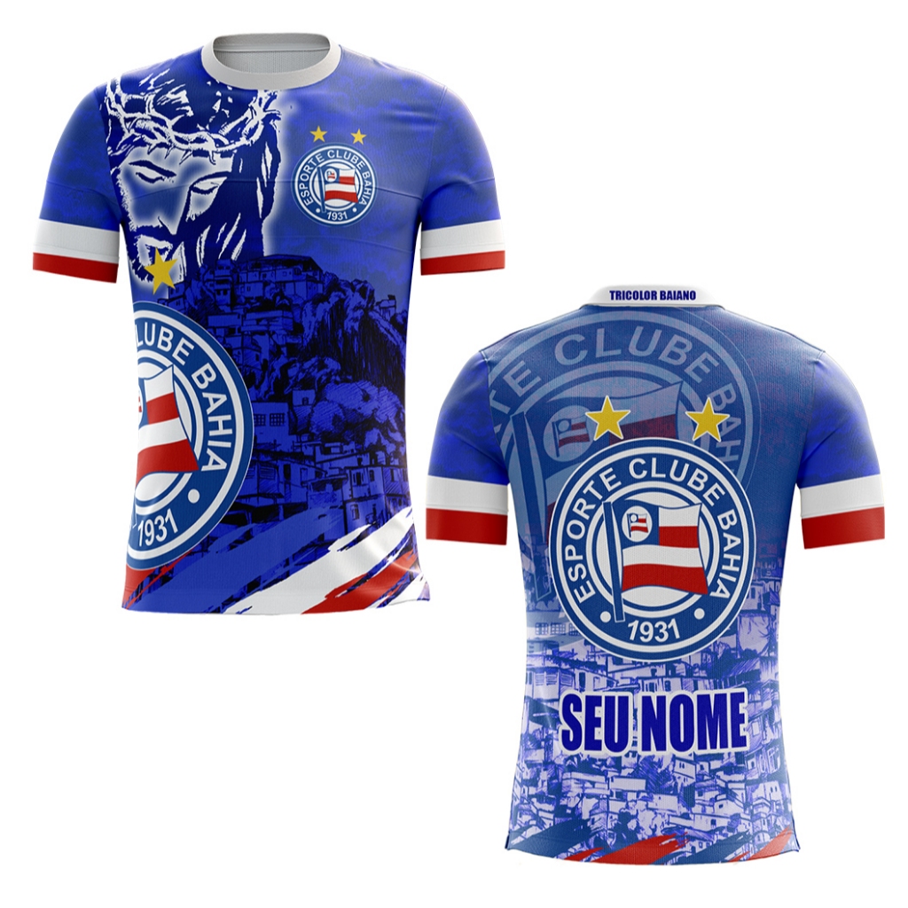 Camisa / Camiseta Torcedor Tricolor de Aço - Futebol - Torcedor  Esport Bahia