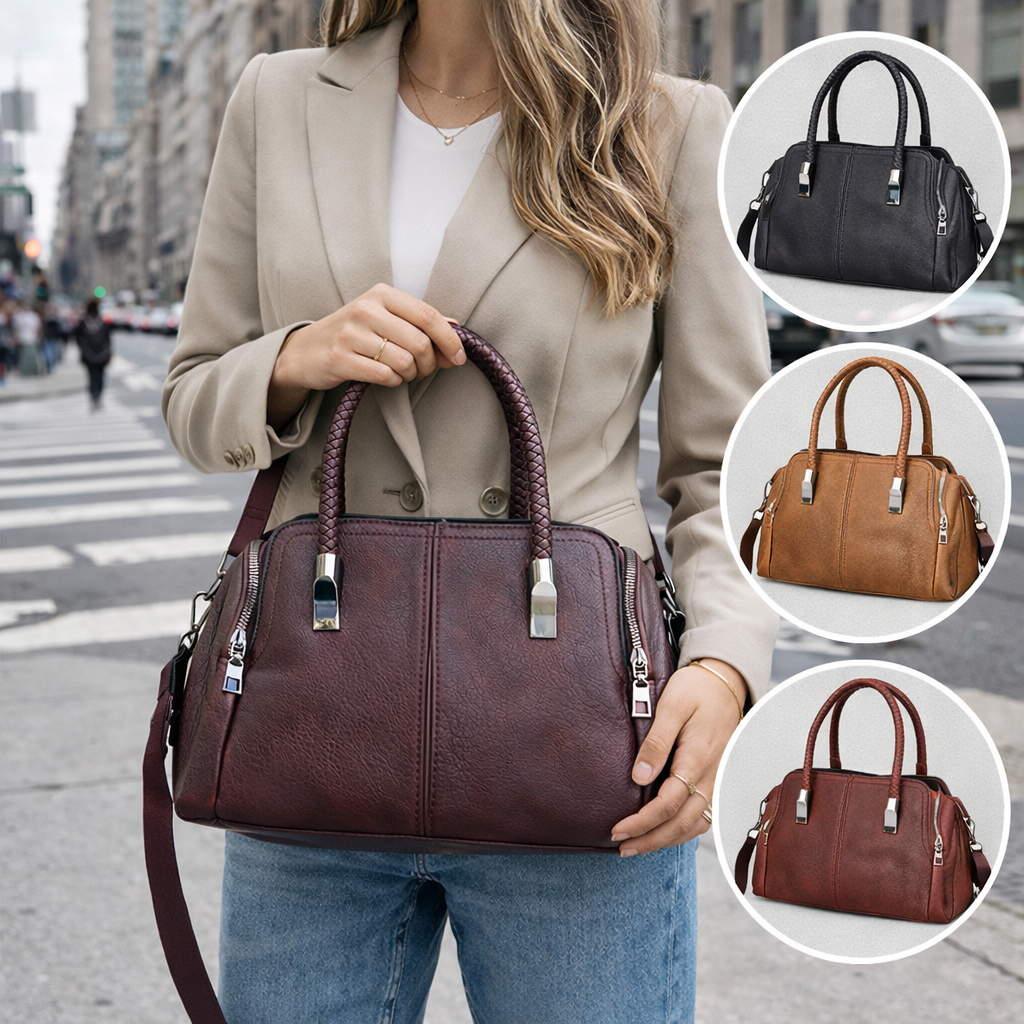 Bolsa Feminina Elegante Ombro Transversal Bolsa De Mão Trabalho Viagem Pequena Luxo Casual Moderna Festa Cores