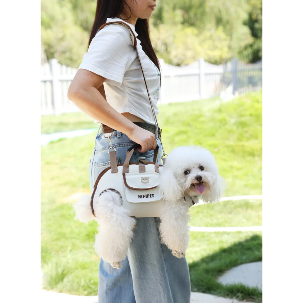 Cães saindo / bolsa de tração portátil para animais de estimação / mochila para animais de estimação