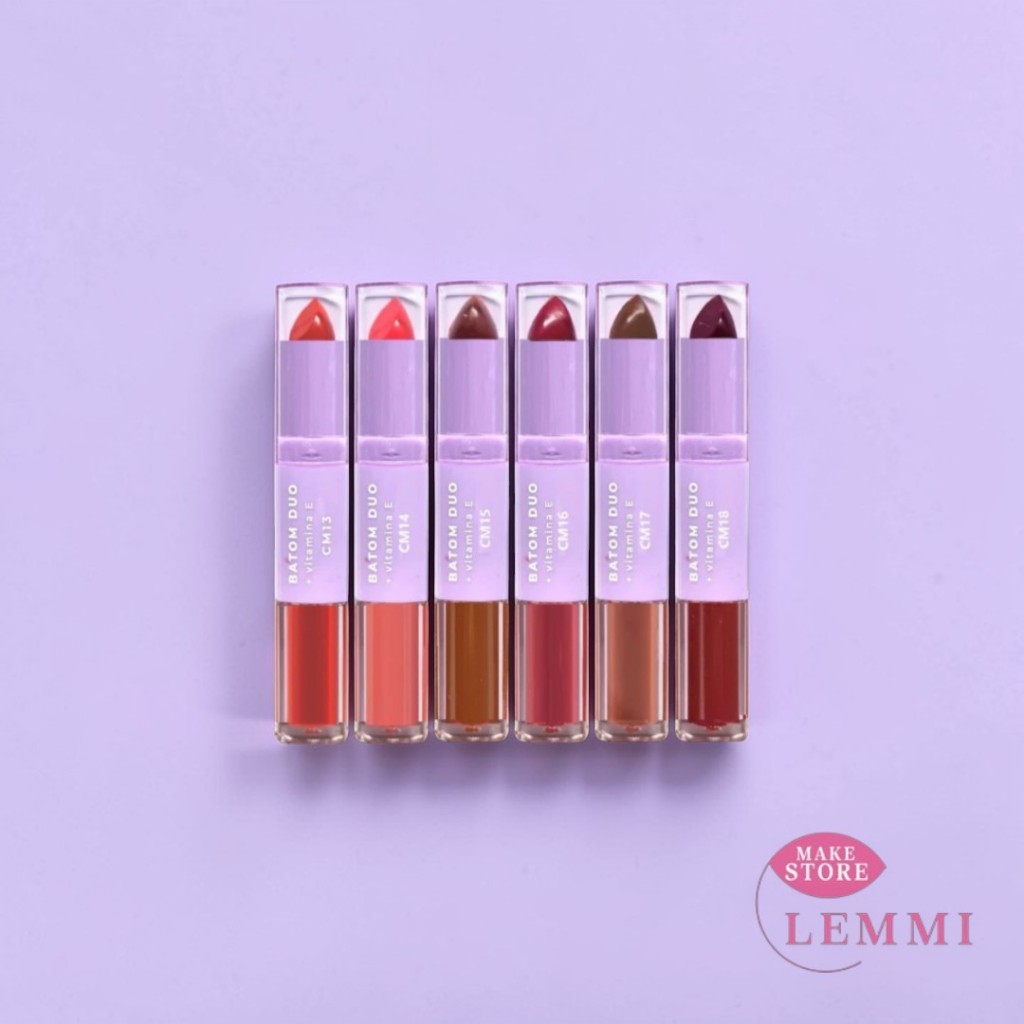 Batom Duo Com Vitamina E Mood Matte HB8614 - RUBY ROSE