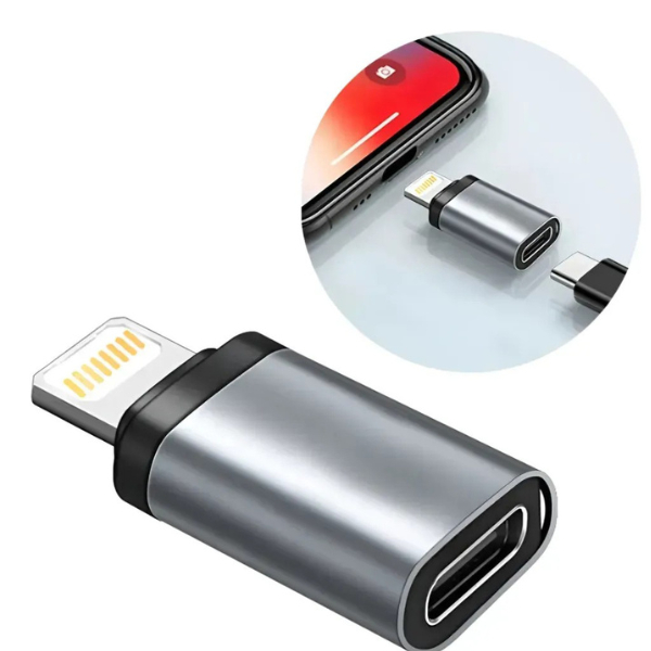 Adaptador De Acessórios Usb C Para Iphone E Ipad - Lightning Adaptador OTG