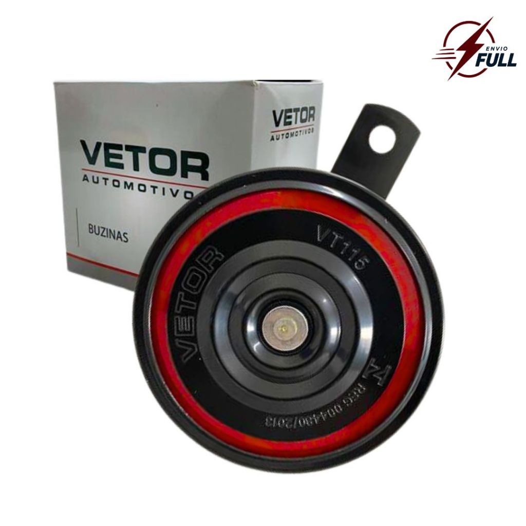 Buzina Pequena 12V Universal Bibi 92mm Vetor Buzina Dupla Pequena Som Forte Buzi