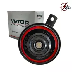 Buzina Pequena 12V Universal Bibi 92mm Vetor Buzina Dupla Pequena Som Forte Buzina Moto Carro