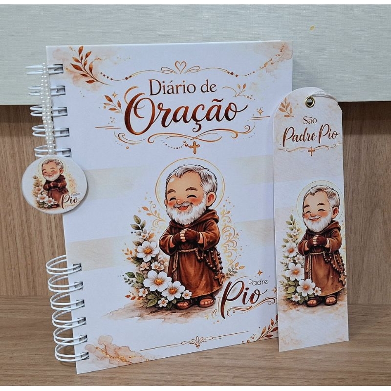 Diário de Oração São Padre Pio - ENVIO RÁPIDO/ Lectio Divina/ Caderno devocional católico