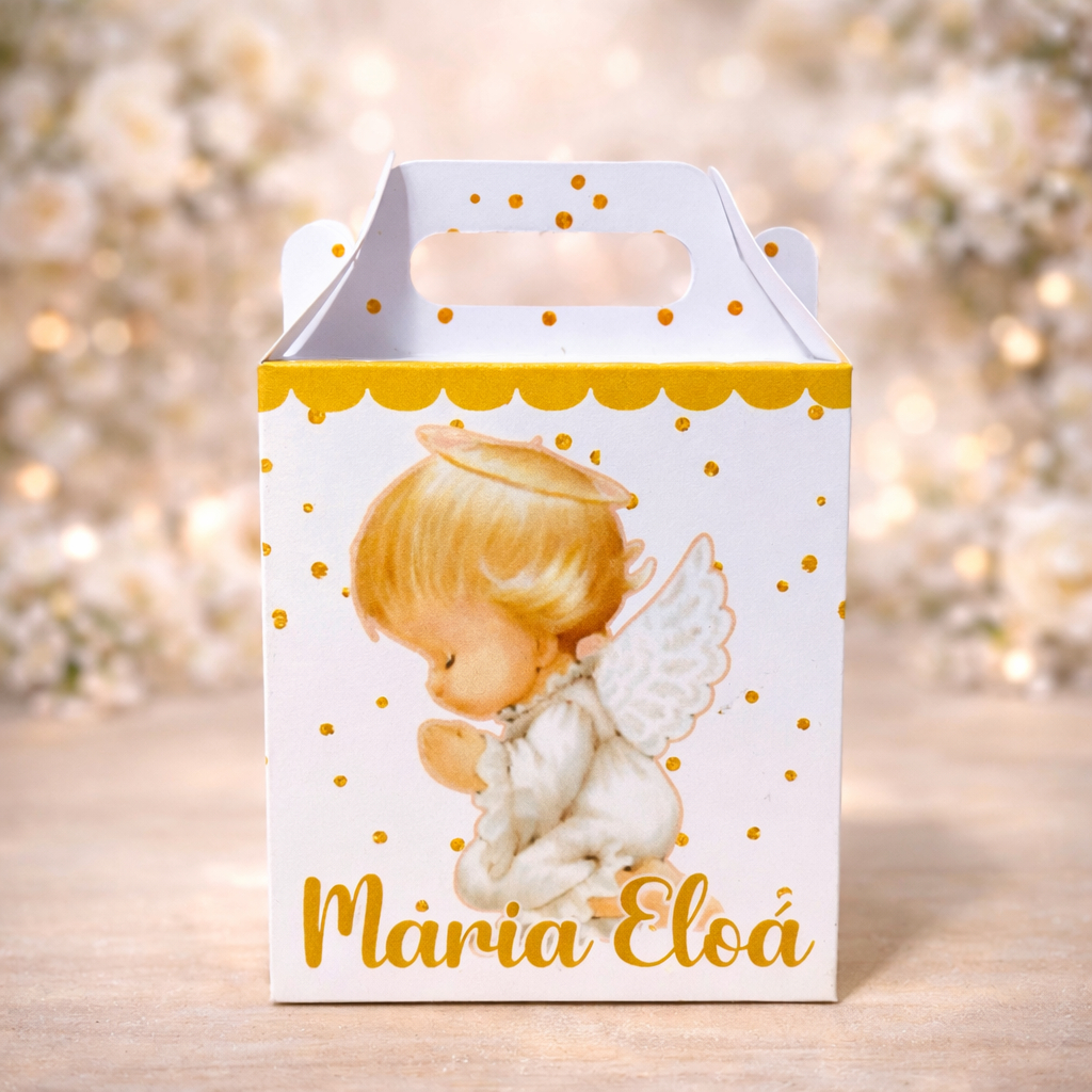 BATIZADO/BATISMO -  MALETINHA Lembrancinha Caixinha Personalizada - DESMONTADA