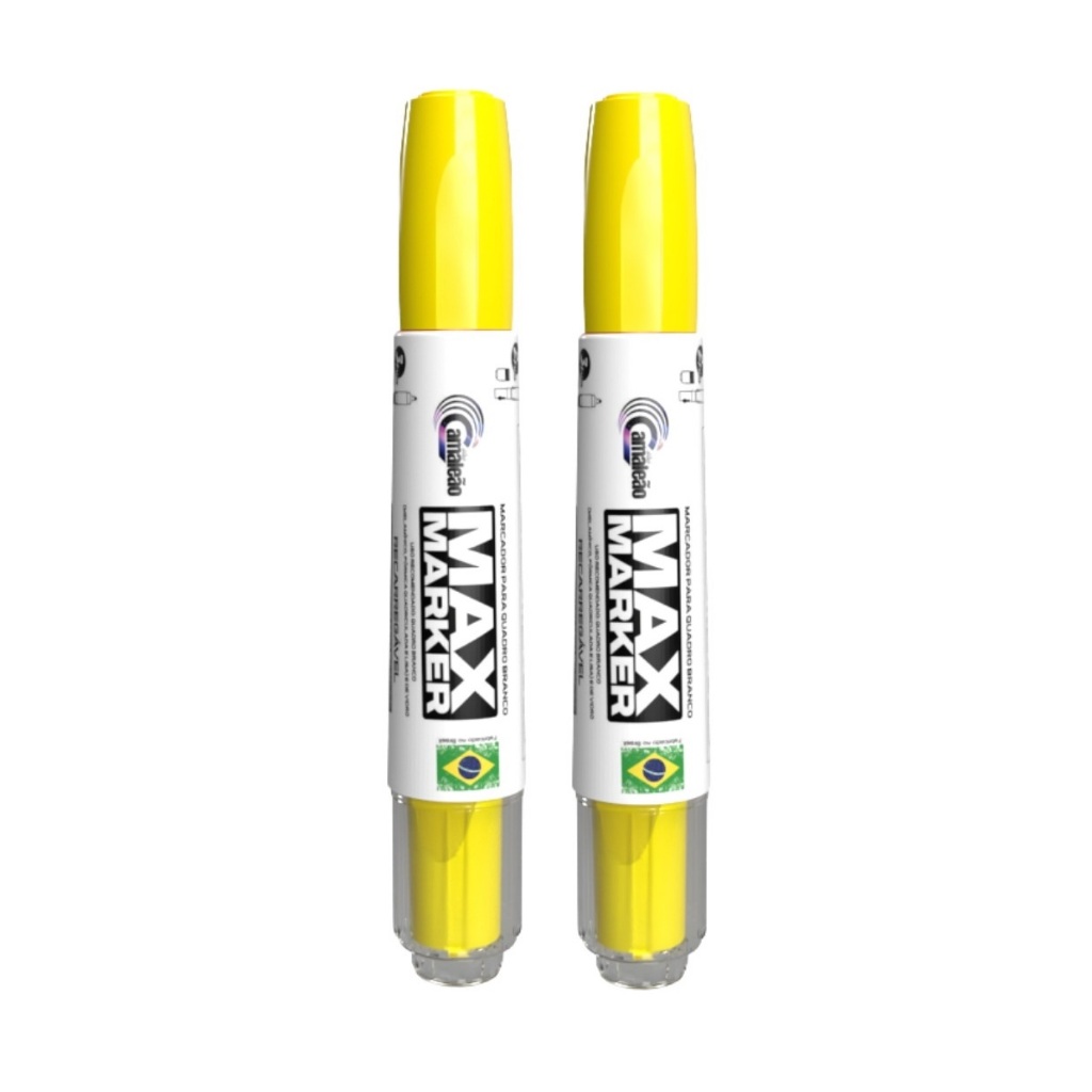 Pincel Marcador de Quadro Branco MAX MARKER - 02 unid.