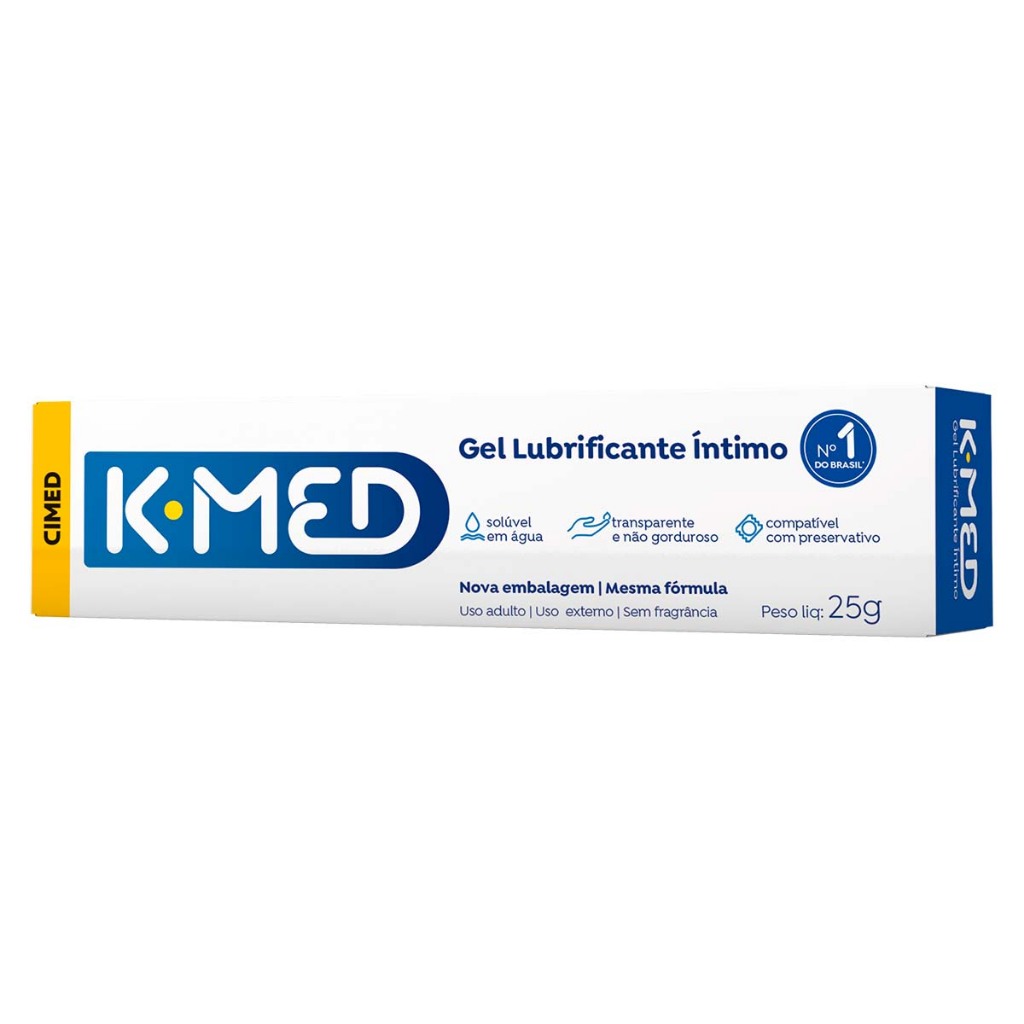 Gel Lubrificante Íntimo K-med 25g