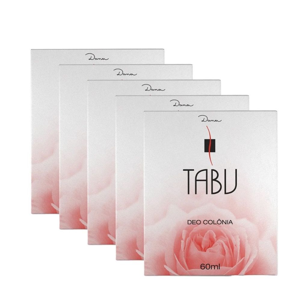 Kit Deo Colônia Tabu Tradicional 60ml (5 unidades)