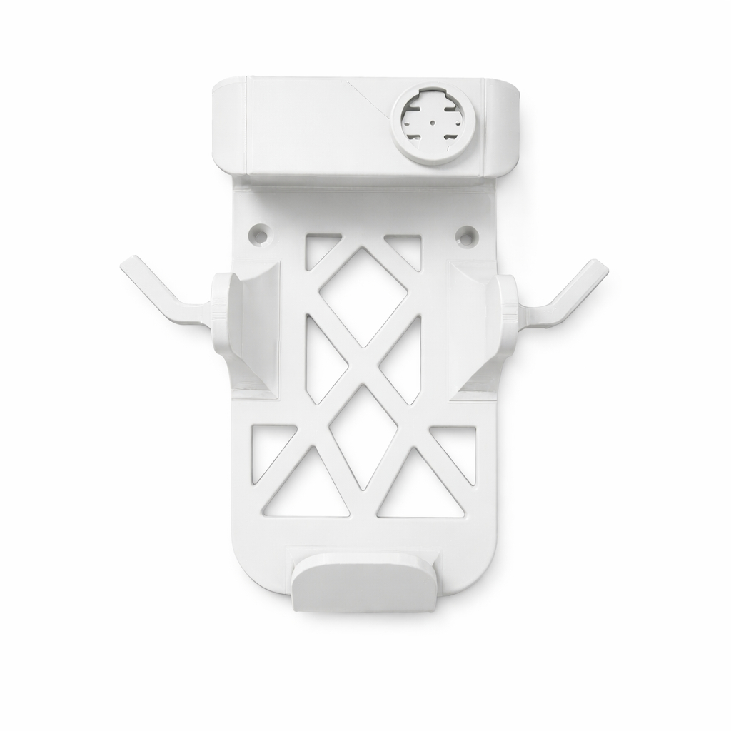 Suporte Parede Bike Capacete Sapatilha Óculos Garmin Pedal Ciclismo Branco