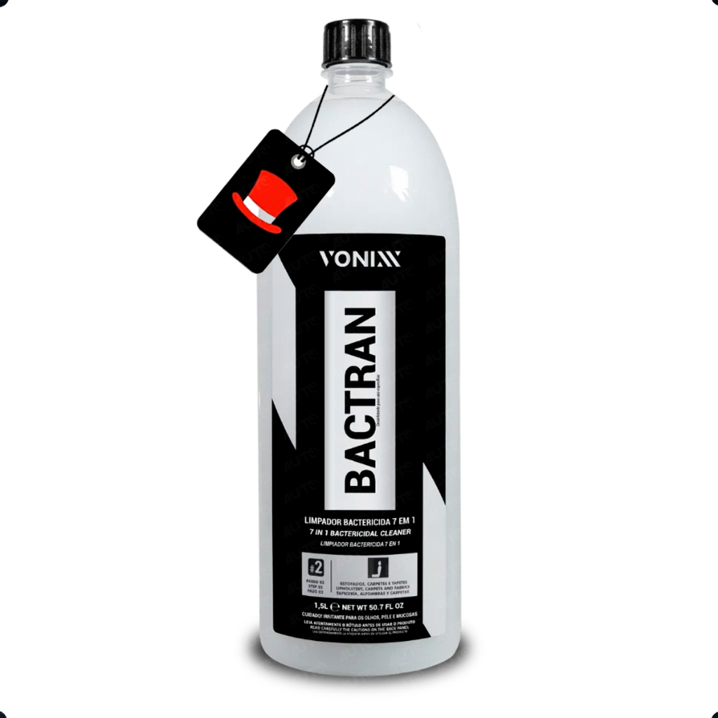 Bactran 1,5L Vonixx Limpa Estofados E Carpetes Automotivos