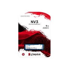 SSD Kingston NV3 M.2 2280 1TB NVMe PCIe 4.0 - Leitura até 6000 MB/s
