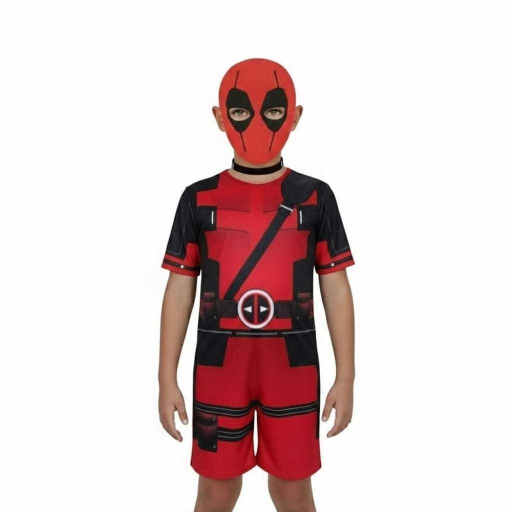 Fantasia Infantil Deadpool C/ Arco e Flecha Envio Imediato !