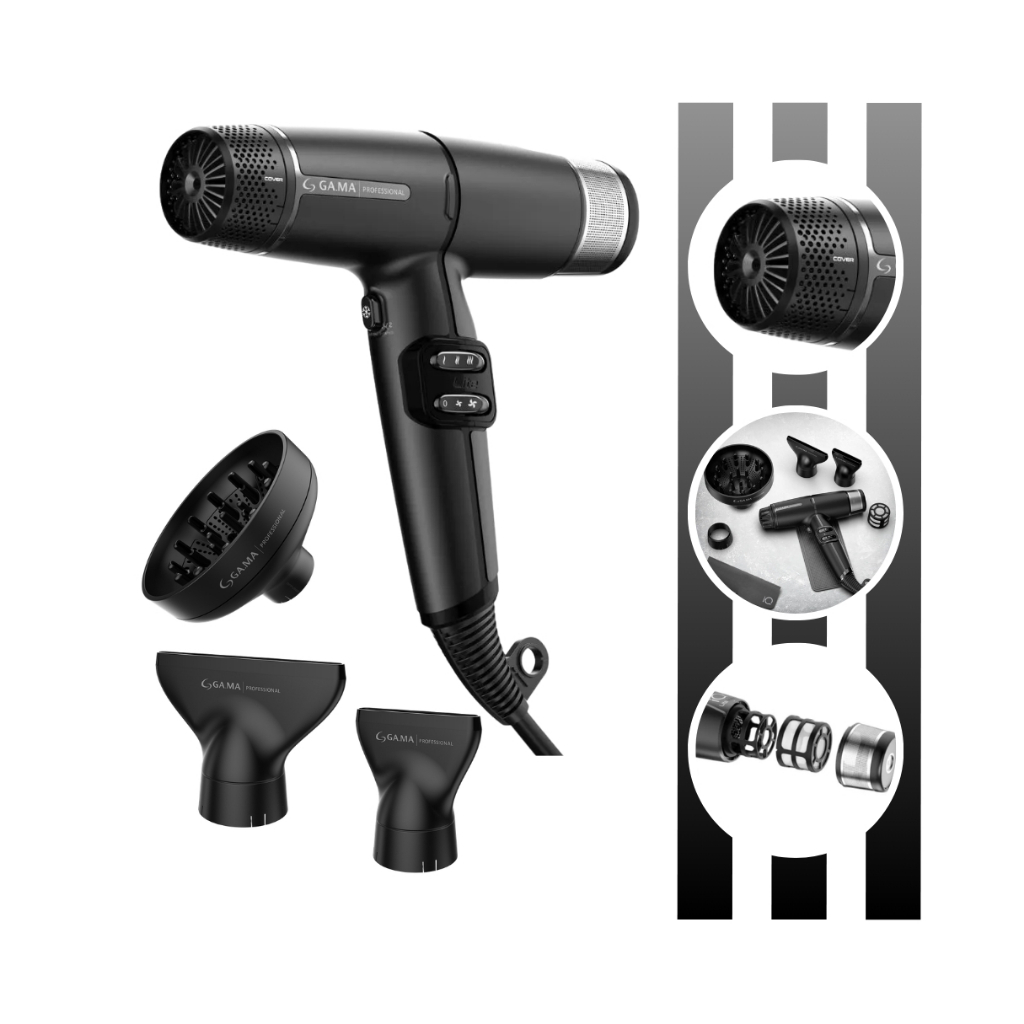 Secador Professional IQ Lite Max Black Gama Italy
