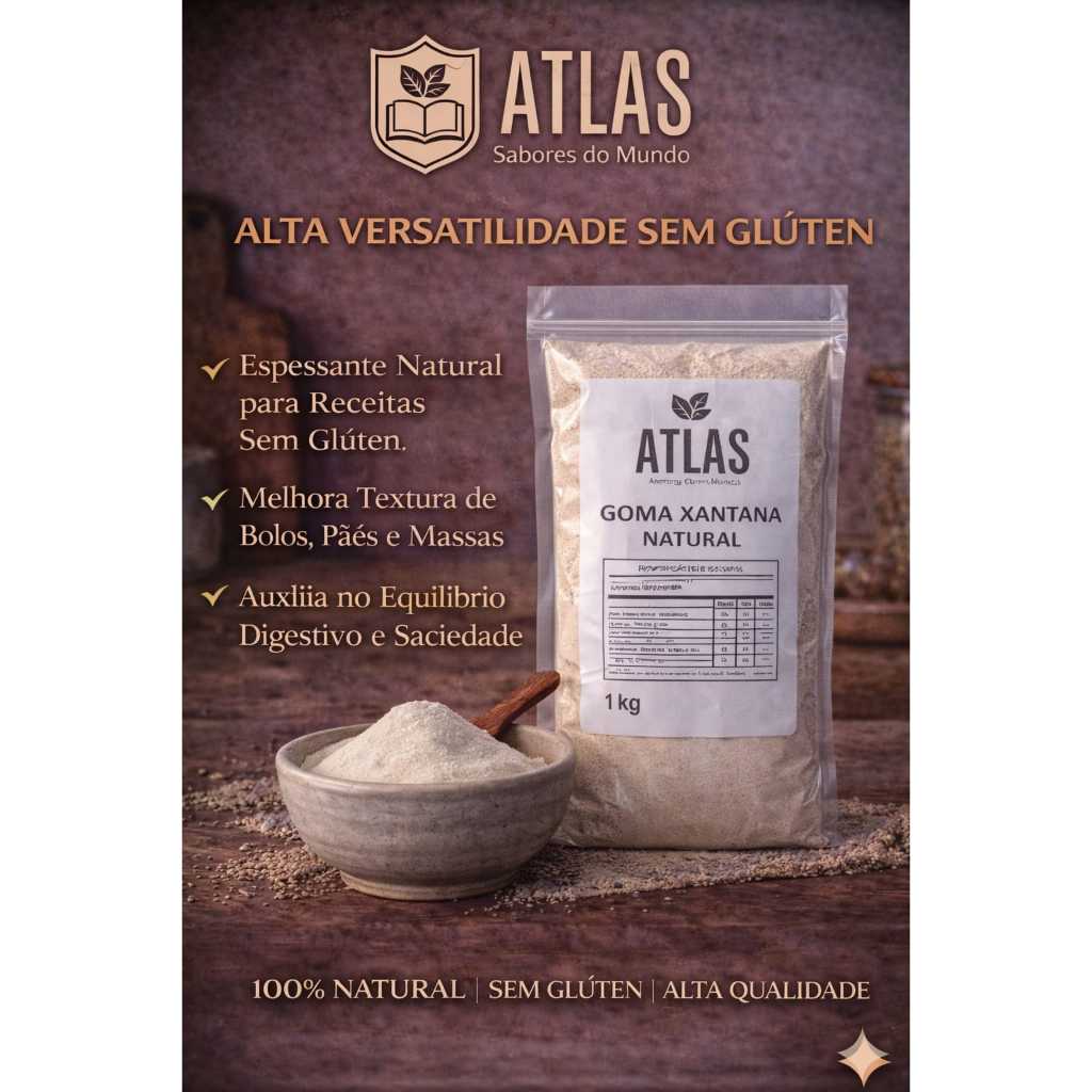 Goma Xantana 100% Original - 200g - 500g - 1kg