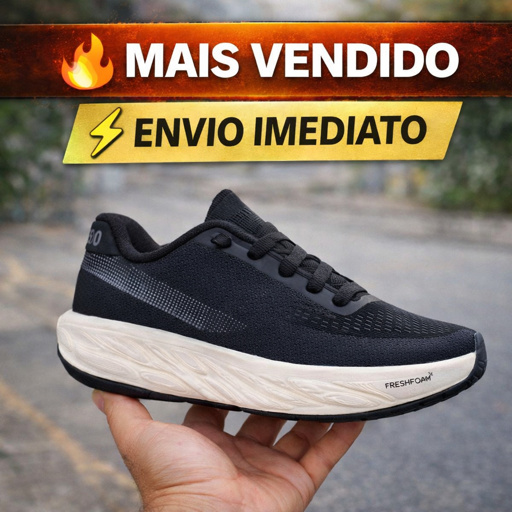 Tênis Fresh Ultra Confortável Leve Macio e Estiloso Masculino Feminino - Perfeito para Corrida