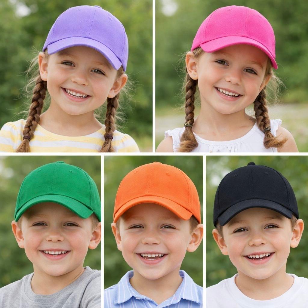 Boné liso Básico Ajustável Branco Aba Curva Super Leve Feminino Masculino iInfantil