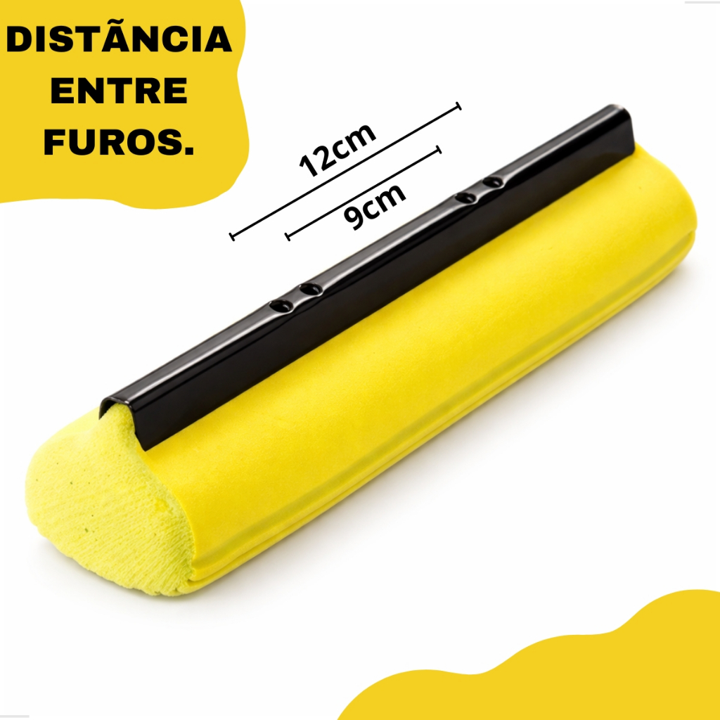 Detalhes do 1 Unidade Refil Para Rodo Mágico Dobrável Limpar Casa Refil Super Absorvente – Limpa e Seca em Segundos