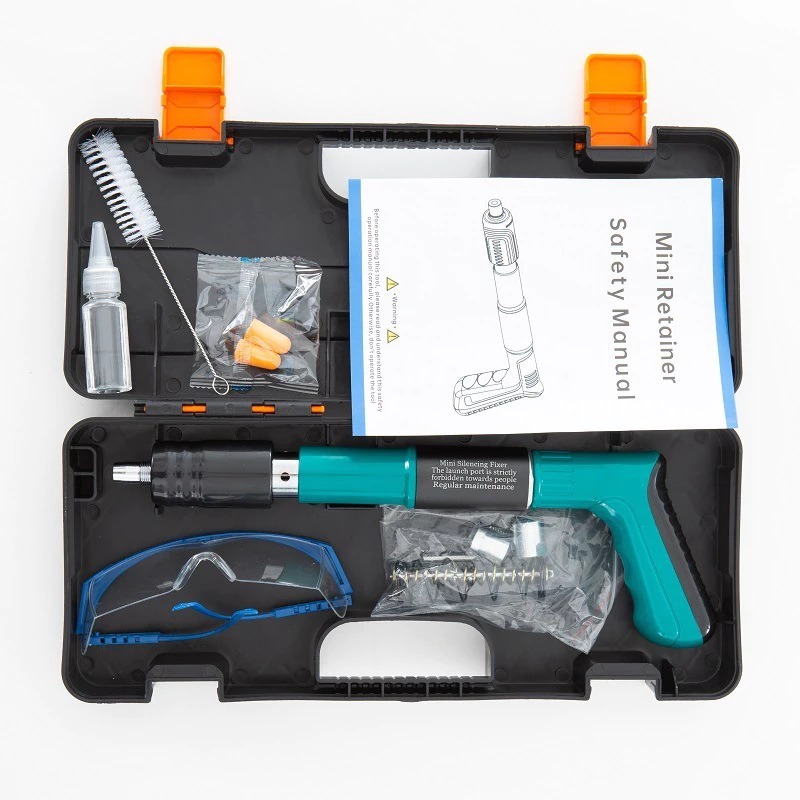 Kit Fixadora Finca Pino Pistola Profissional Ação Para Parede e metal Com Acessórios  JSGDQ