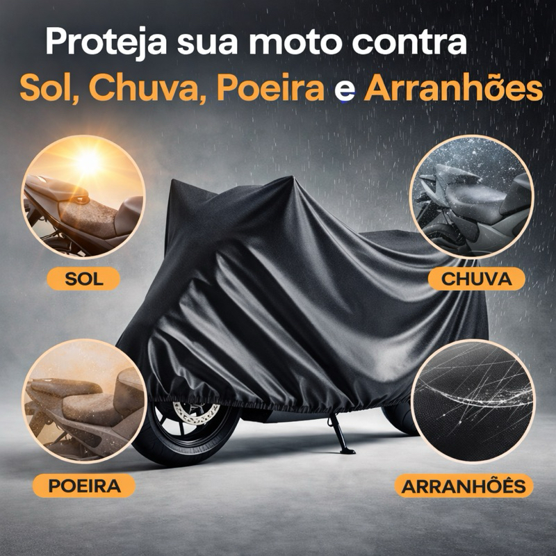 Capa de Cobrir Moto Impermeável Honda Pop 100/110 — imagem 2 de 2