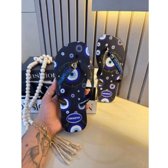 Chinelo feminino olho grego- estilo havaianas
