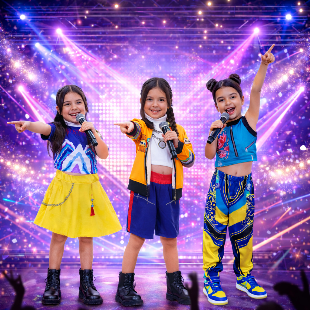 Fantasia Cosplay Guerreiras Kpop Festa Pop Infantil Dança Palco Demon Hunters Rumi Mira Zoey