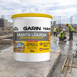 Manta Liquida Impermeabilizante Borracha Liquida Elástico Laje 18kg Garin Tinta Impermeabilizante
