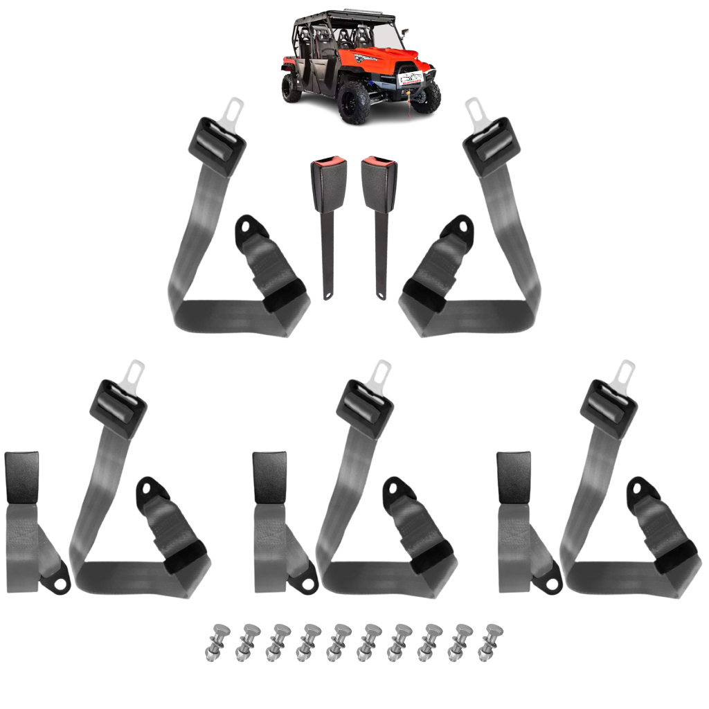 Kit Cinto De Segurança Bugue Buggy Completo Dianteiro E Traseiro Com Parafuso Várias Cores