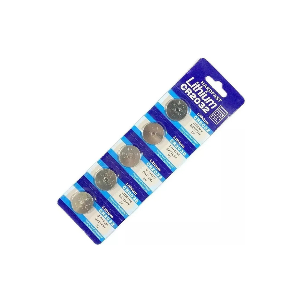 Kit 05 Pilha Cr2032 3v Botão Moeda Calculadora Controle