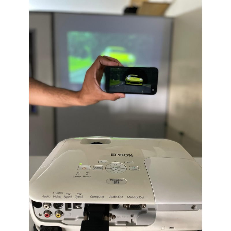 📽️🔥 Projetor Epson S11 2600 Lumens | Lâmpada Nova 💡 Completo + Controle