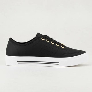 Tênis Feminino Moleca  Casual Napa Confortável Almofadado Ilheus Dourado Lindo