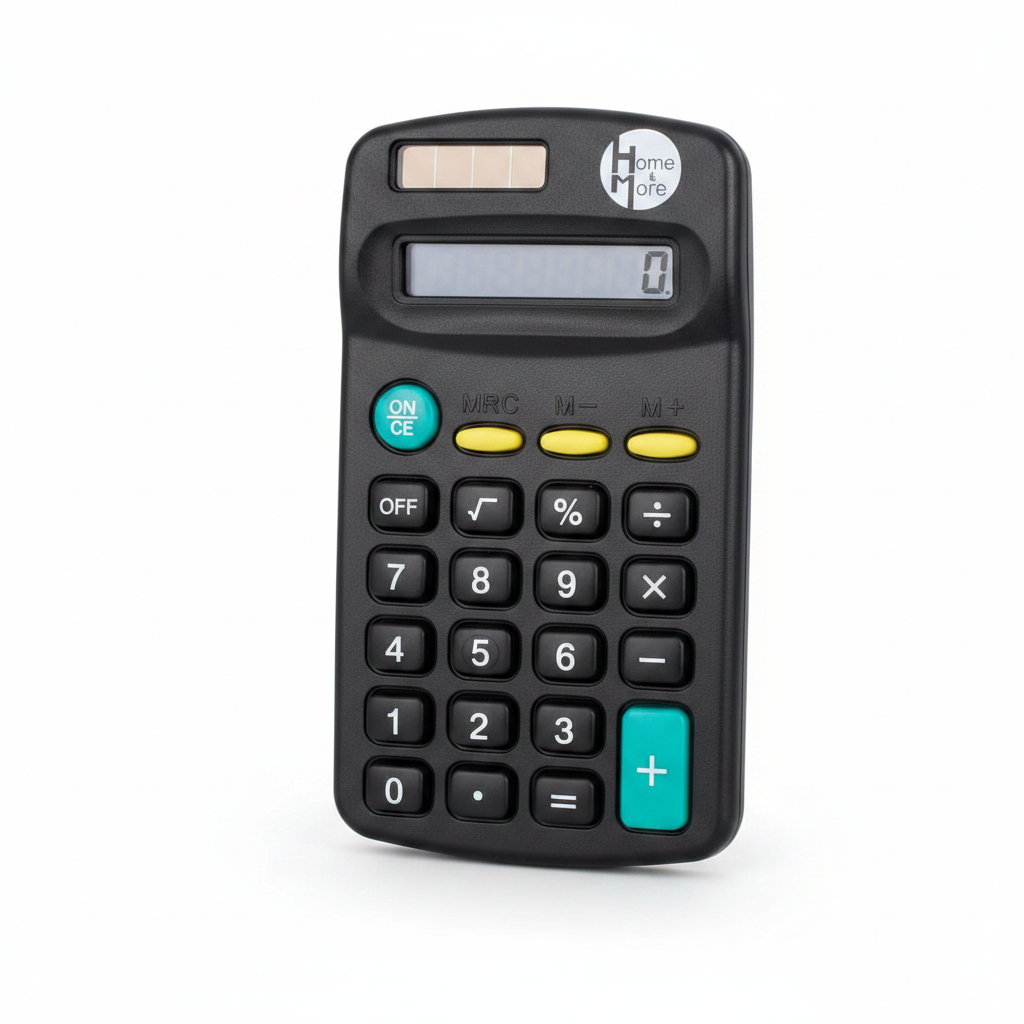 Mini Calculadora de Bolso KK para Uso Escolar Escritório Casa Material Compacto