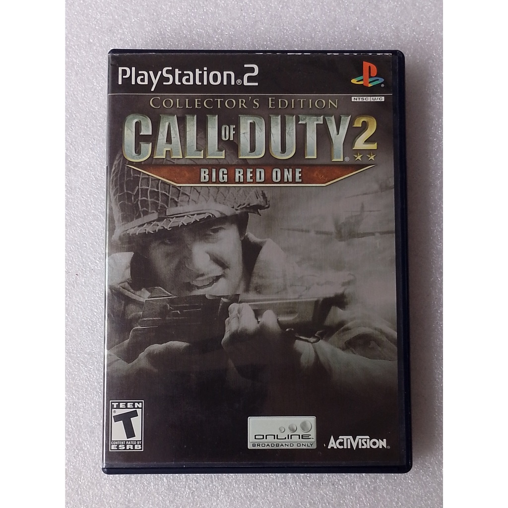 Call of Duty 2 - Big Red One - Collector's Edition para Playstation 2 - Funcionando - Usado