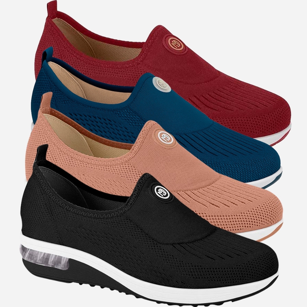 Tênis Modare Feminino Ortopédico Ultra Conforto para Fascite Plantar, Joanete e Esporão de Calcâneo