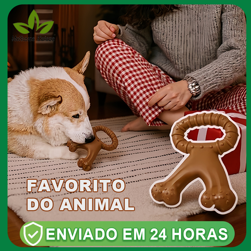 Brinquedo de Mastigar para Cachorro - Limpeza Dental, Moagem Natural e Treinamento Inteligente ,Brincar C