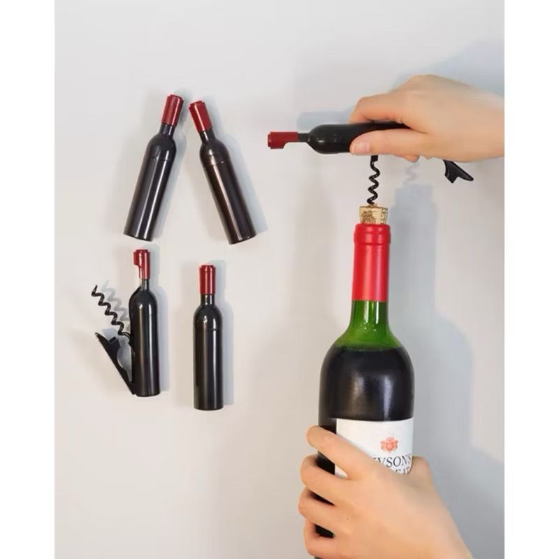 Abridor de Garrafa Saca Rolha Formato Garrafa Com Imã Clink-5305