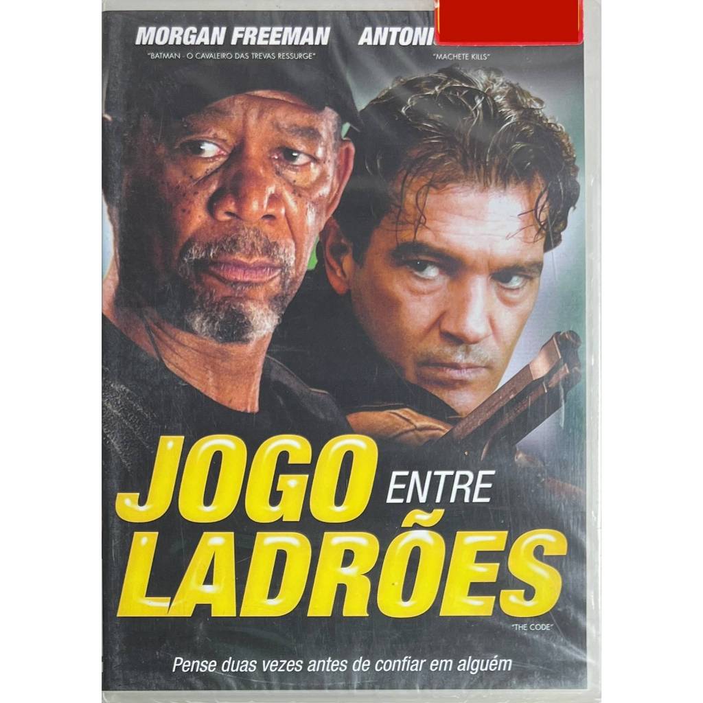 DVD - Jogo Entre Ladrões - Morgan Freeman, Antonio Banderas - Original Lacrado