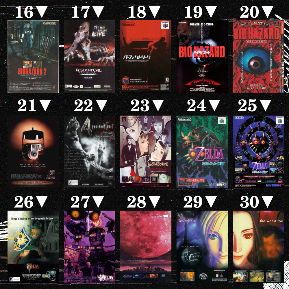 Kit 10 ou 30 Posters de games - Tamanhos A4, ou A5 — imagem 2 de 2